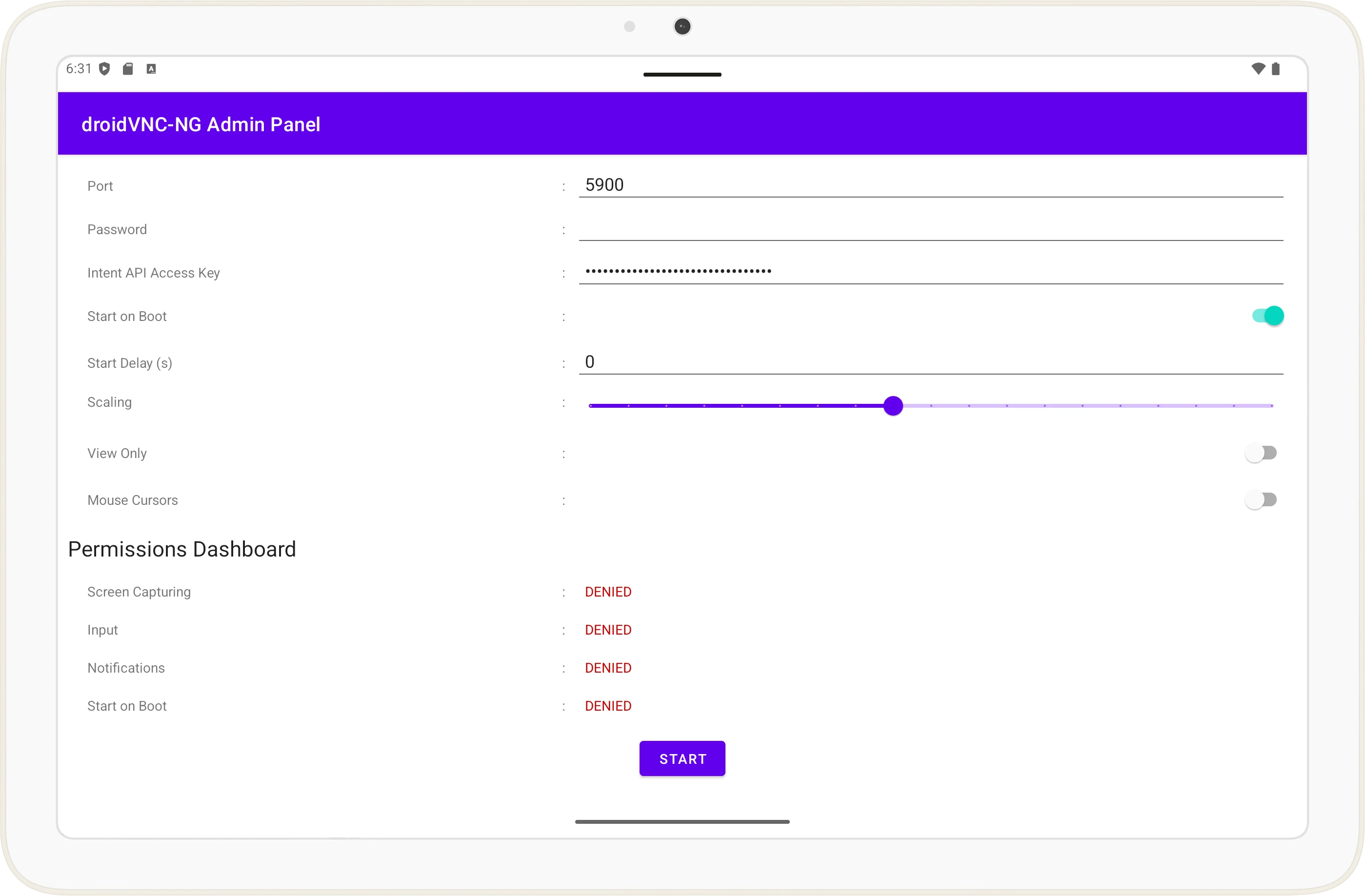 droidVNC-NG VNC Server screenshot